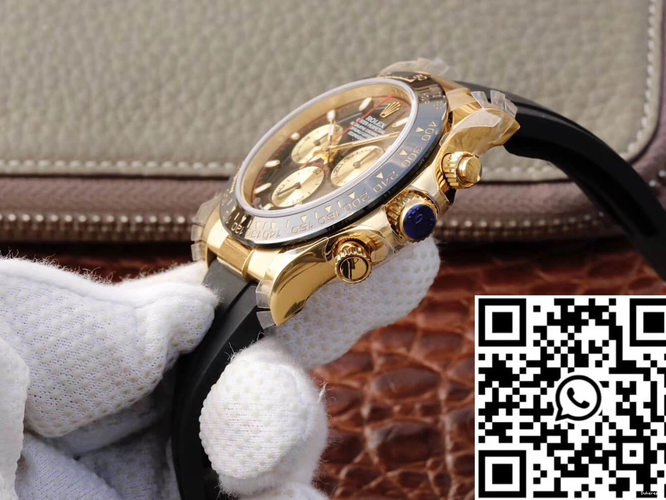 JH Black Rolex Dial Factory Daytona M116518ln-0047 Cosmograph 0506